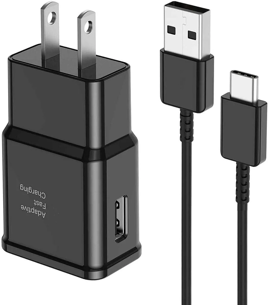 ONITOON ONITOON 15W Adaptive Fast Charger USB-C 6.6ft Cable Black — product photo