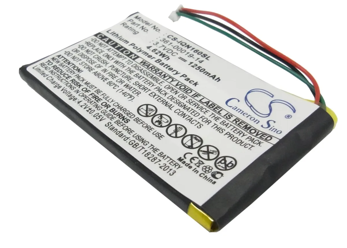 CameronSino CameronSino DS-CS-IQN160SL 1250mAh GPS battery for Garmin Nuvi 1690 1690T 1695 — product photo