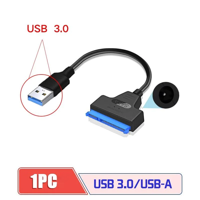 YINGHUA YINGHUA USB 3.0 to SATA Adapter Cable 2.5-inch USB-A No Power — product photo