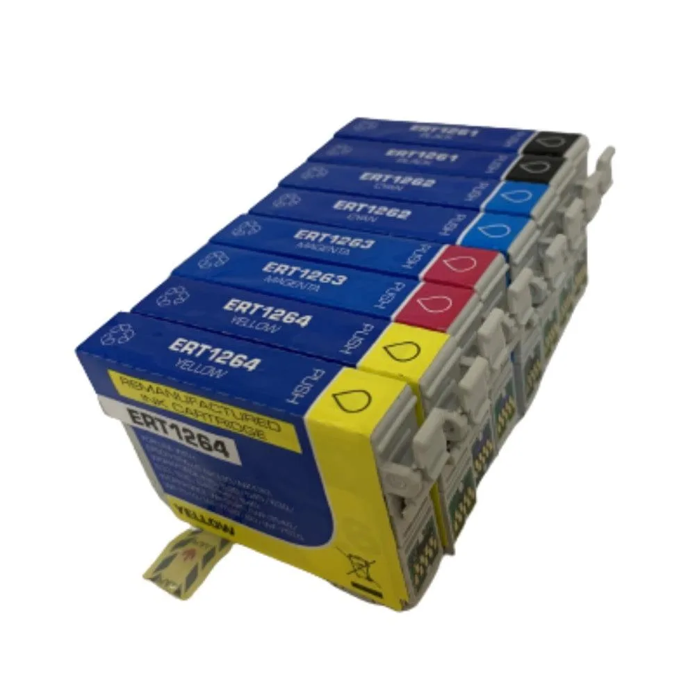 Ninestar Technology Ninestar Technology 126 8 Pack High-Yield Black Cyan Magenta Yellow Ink Cartridge — product photo