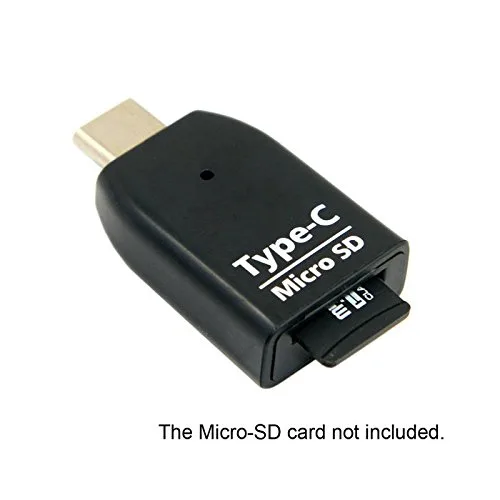 TeKit TeKit USB 3.1 Type-C to Micro SD/SDXC/TF Card Reader Black — product photo