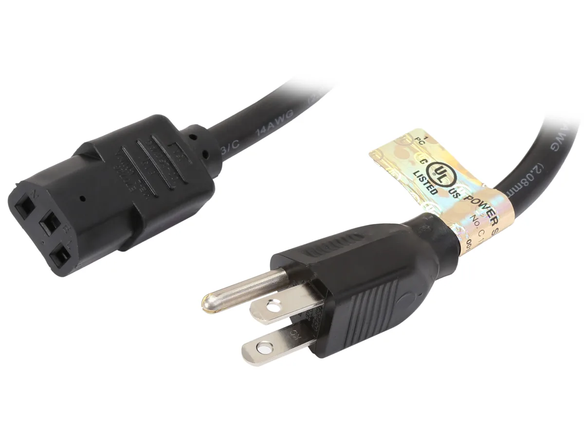 Tripp Lite Tripp Lite P007-010 computer power cord 10 ft C13 to 5-15P 14 AWG 15A 125V — toote foto