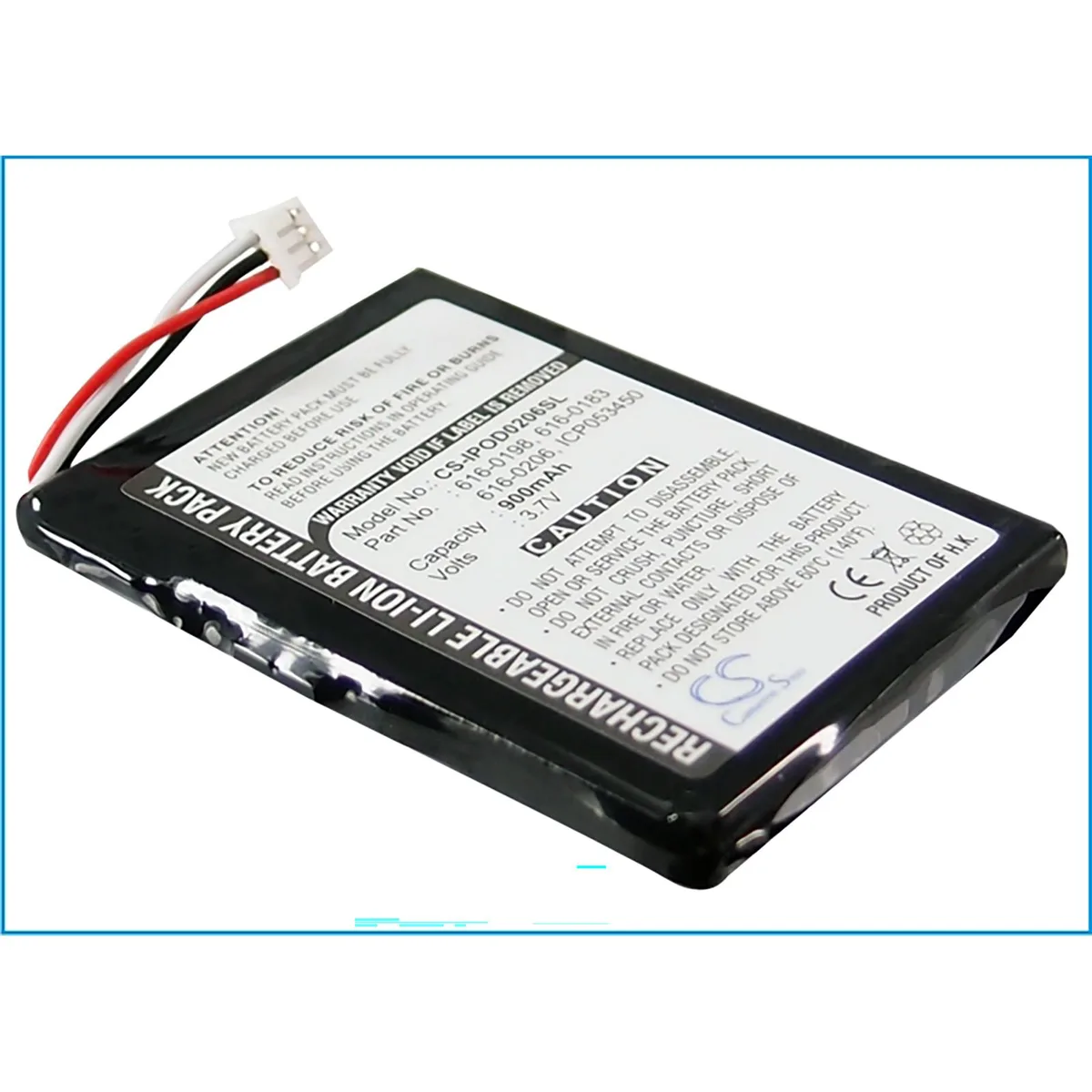Cameron &amp; Co Cameron &amp; Co DS-CS-IPOD0206SL 900mAh Li-ion Battery — product photo