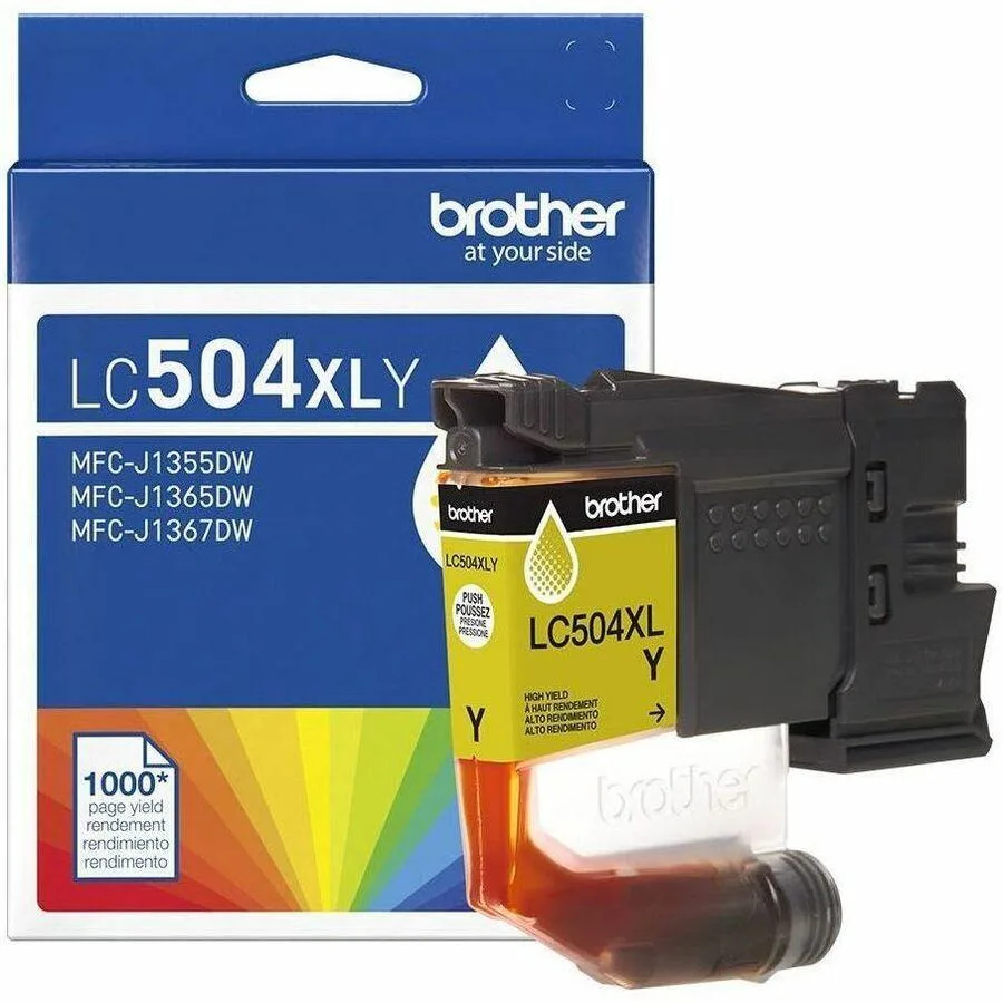 Brother Brother LC504XLYS Yellow High Yield Ink Cartridge — product photo
