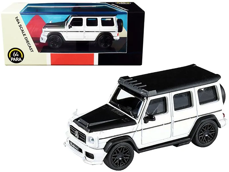Paragon Paragon Mercedes AMG G63 Liberty Walk Wagon White Black 1/64 Diecast PA-55161 — product photo