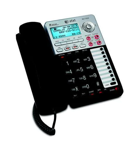 AT&amp;T AT&amp;T ML17939 2-Line Corded Phone with ITAD/CID — product photo