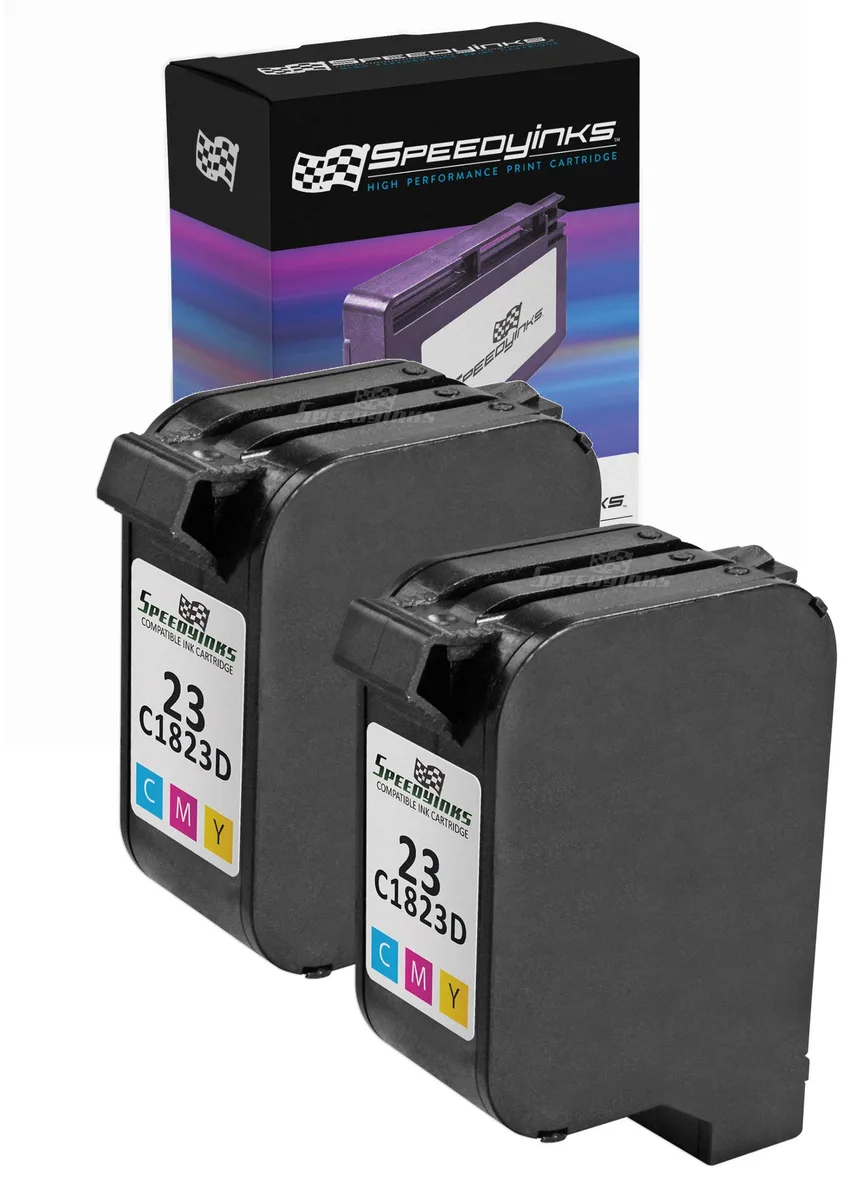 SpeedyInks SpeedyInks Remanufactured Ink Cartridge HP 23 Tri-Color 690 Pages — product photo