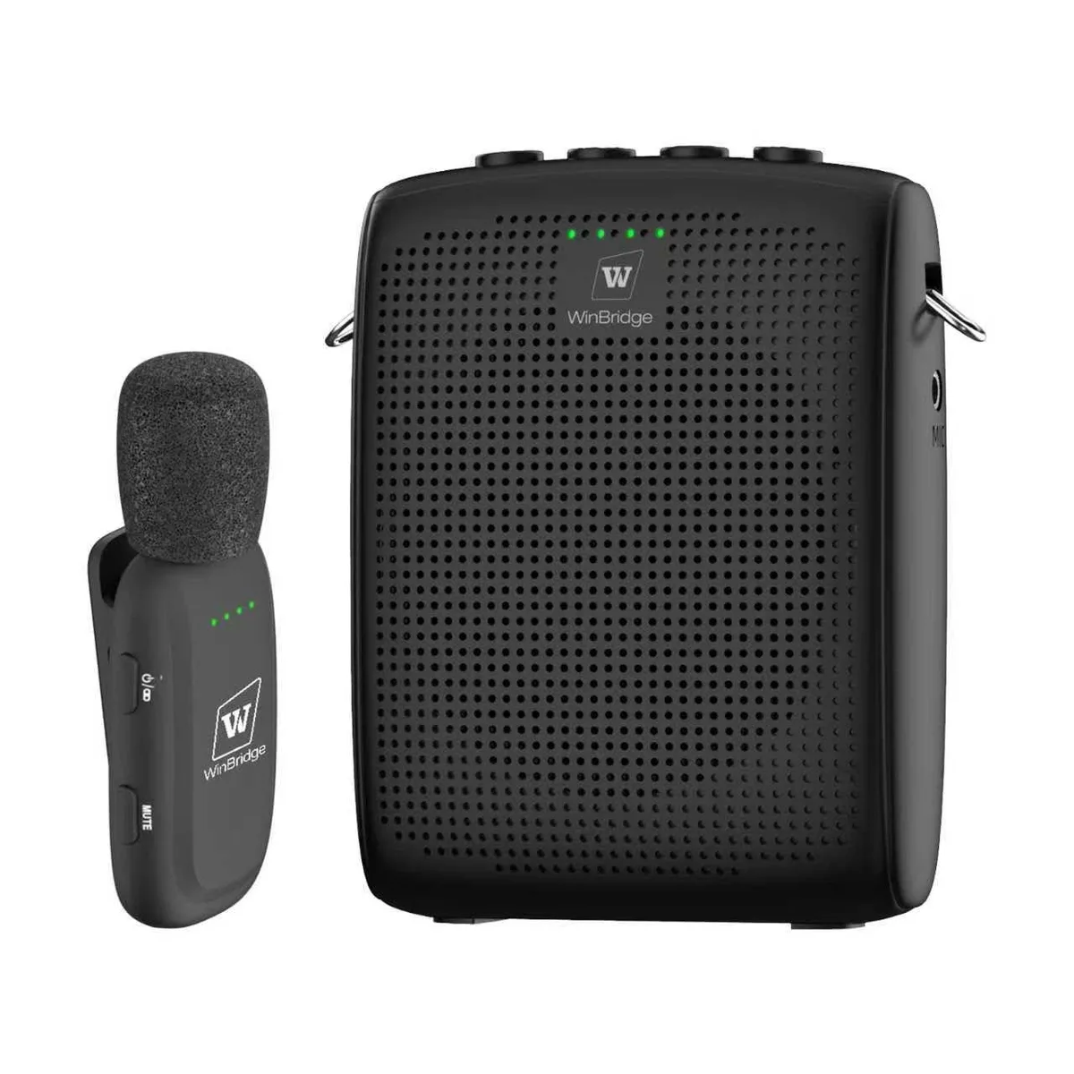  WinBridge WB005New_AU 15W Wireless Voice Amplifier with 18.3g Lapel Mic — product photo