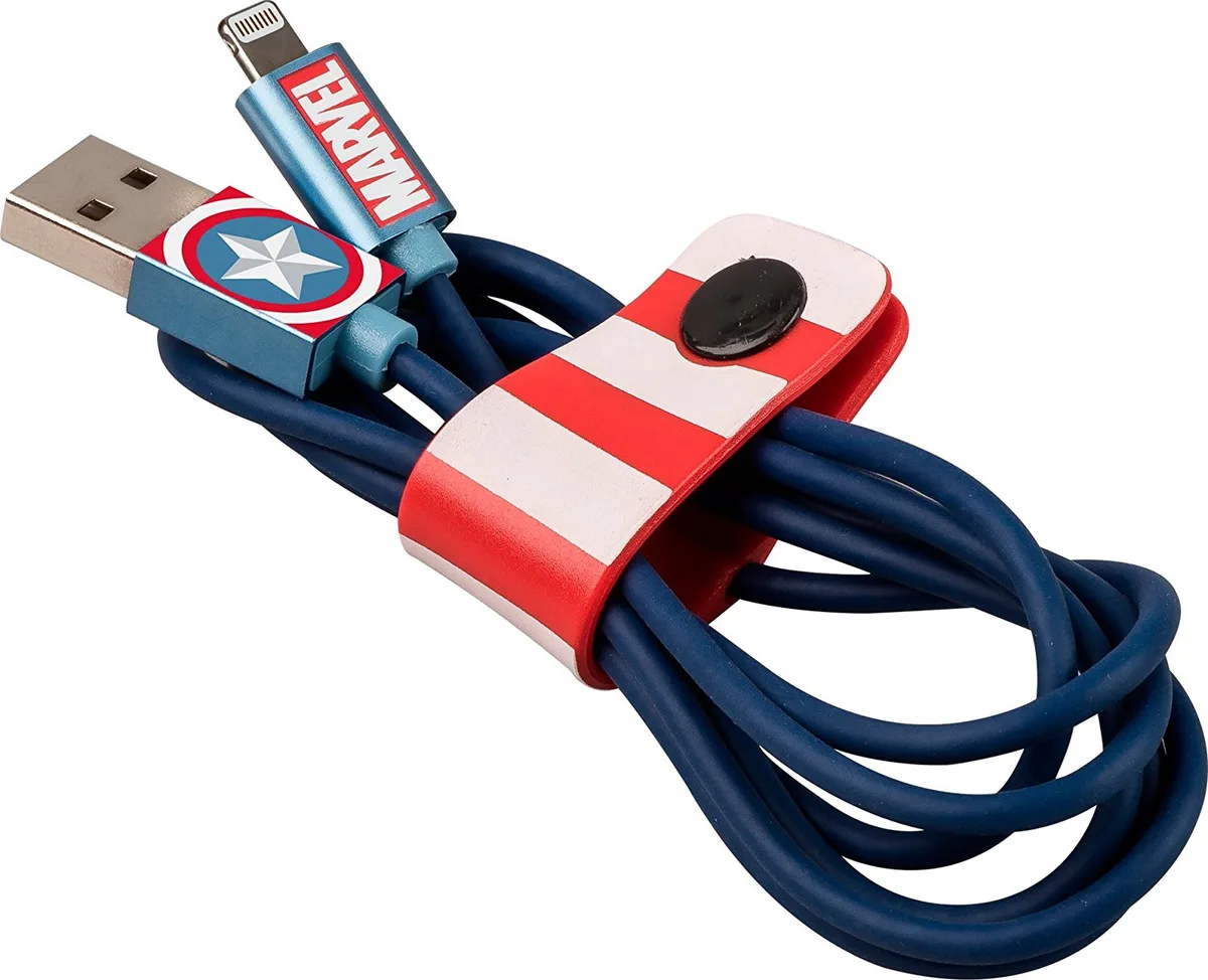 tribe-tech tribe-tech CLR21601 Captain America Lightning USB 2.0 cable 120cm — product photo