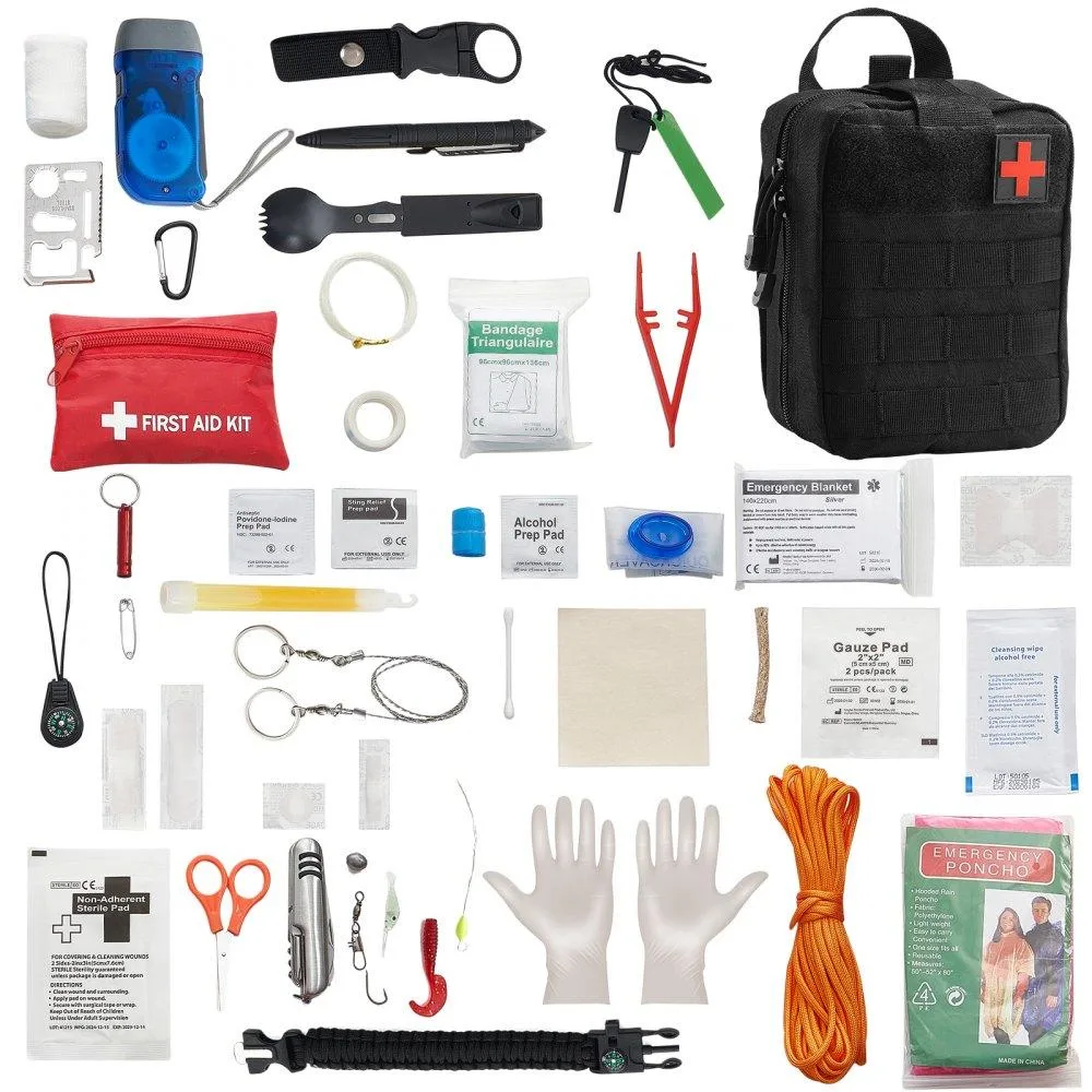 VEVOR VEVOR Survival First Aid Kit 250 Pieces 600D Nylon — product photo