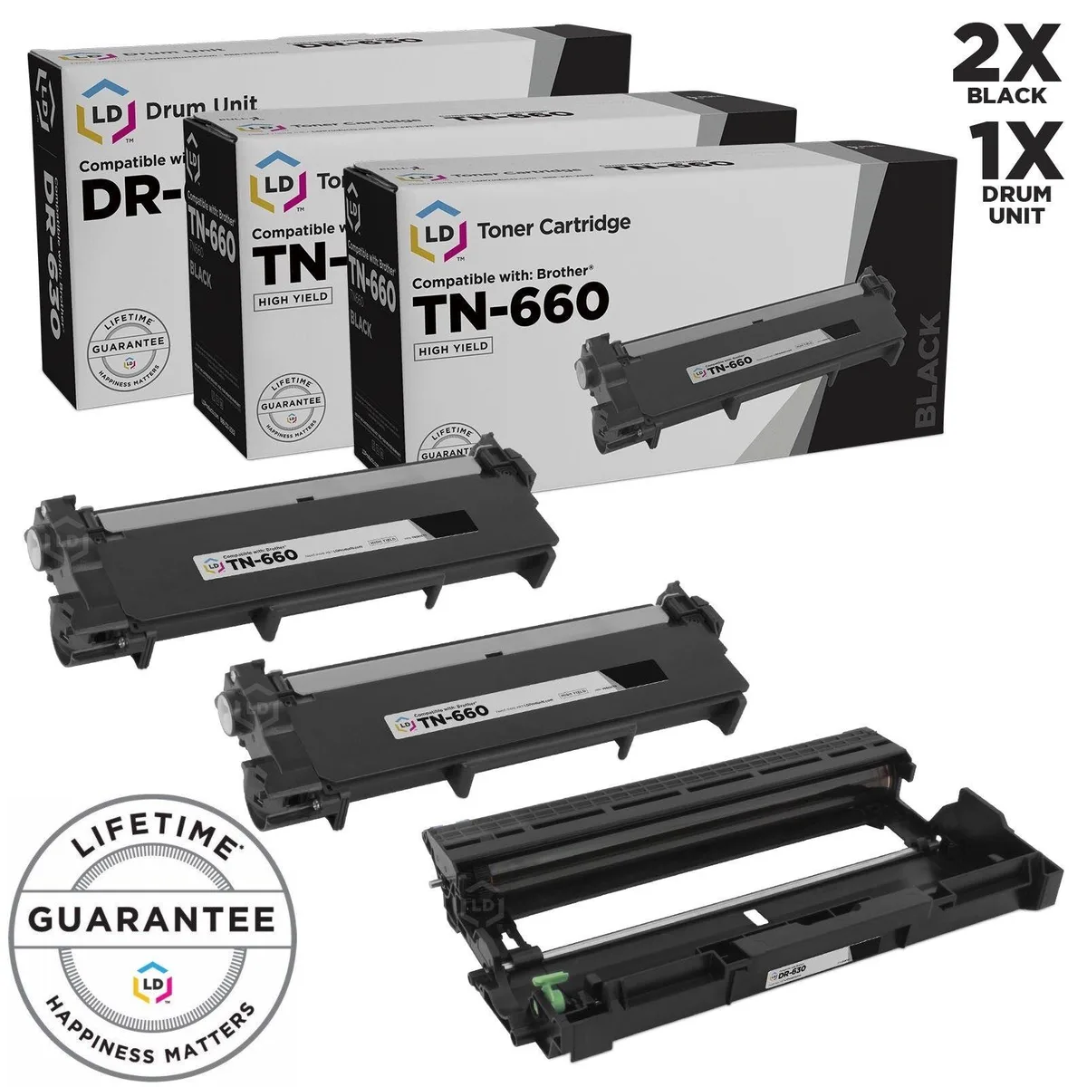LD Products LD Products Compatible Toner Cartridge for Dell 331-0778 810WH High Yield Black 2-Pack — product photo