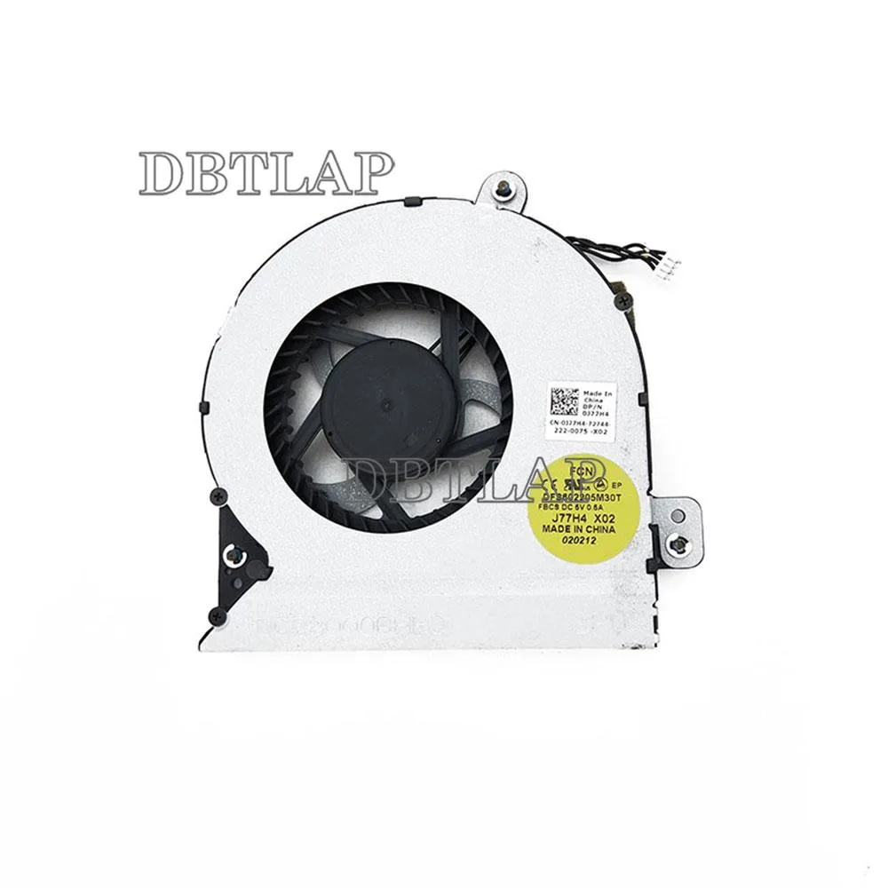 Black plastic laptop CPU cooling fan with wire connector
