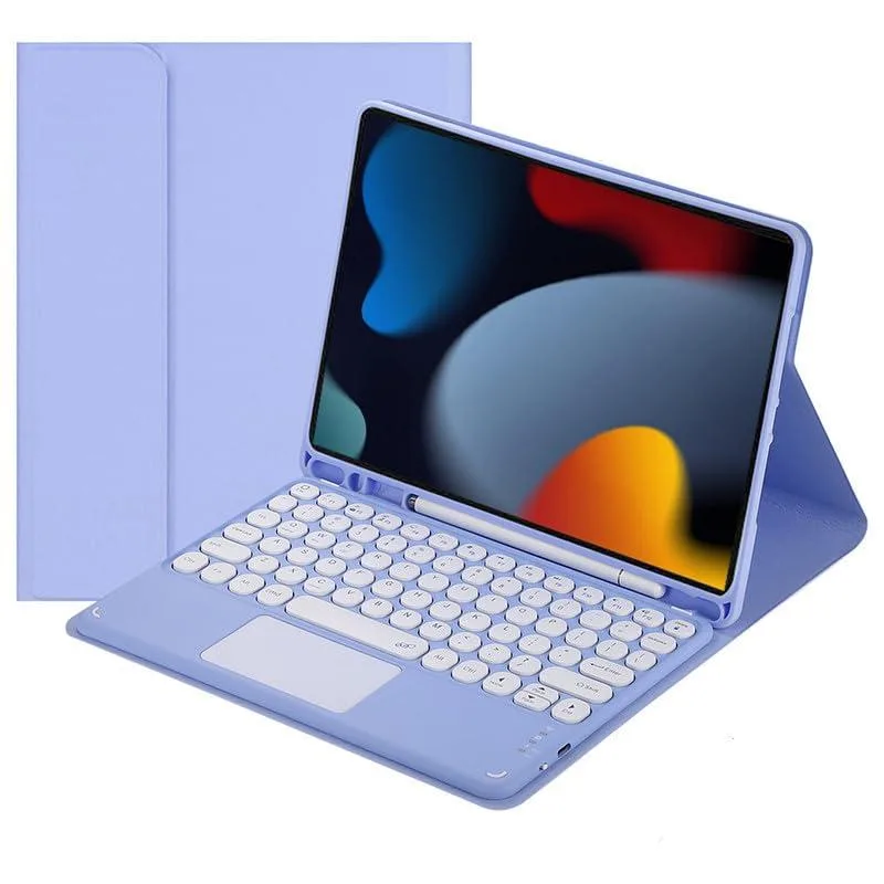 Timoom Timoom Magnetic Keyboard Case with Touchpad for iPad 10.2" 2021/2020/2019 Purple — product photo