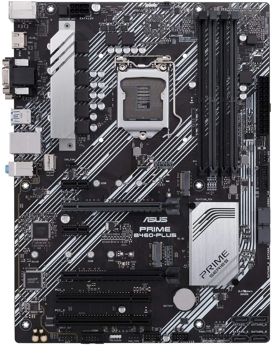 ASUS ASUS PRIME B460-PLUS Intel B460 socket 1200 ATX motherboard DDR4 128GB max — product photo