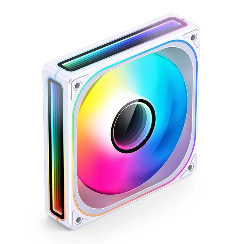 JONSBO JONSBO ZB-120WR (Reversed) 120mm ARGB Case Fan 700-1800rpm White — product photo