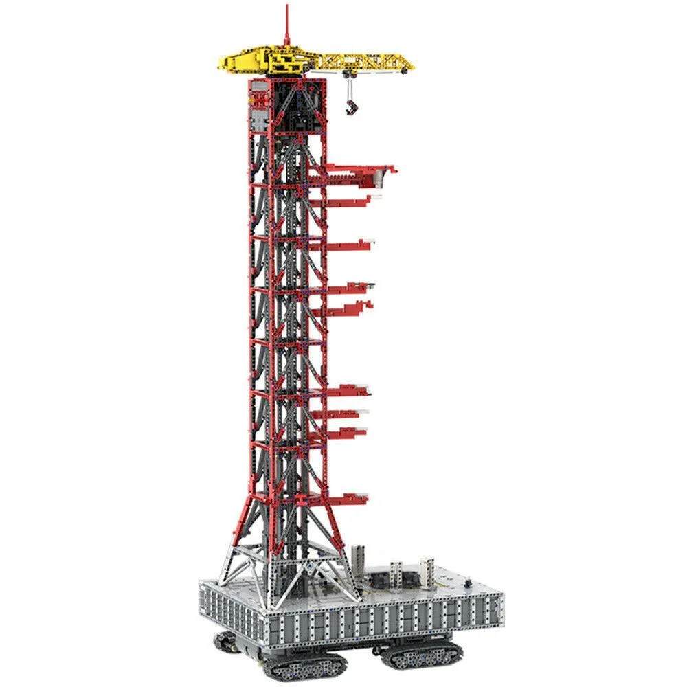 ZITIANYOUBUILD ZITIANYOUBUILD MOC-60088 Launch Tower Mk I Motorized Crawler Saturn V 21309 92176 Educational Building Set — product photo