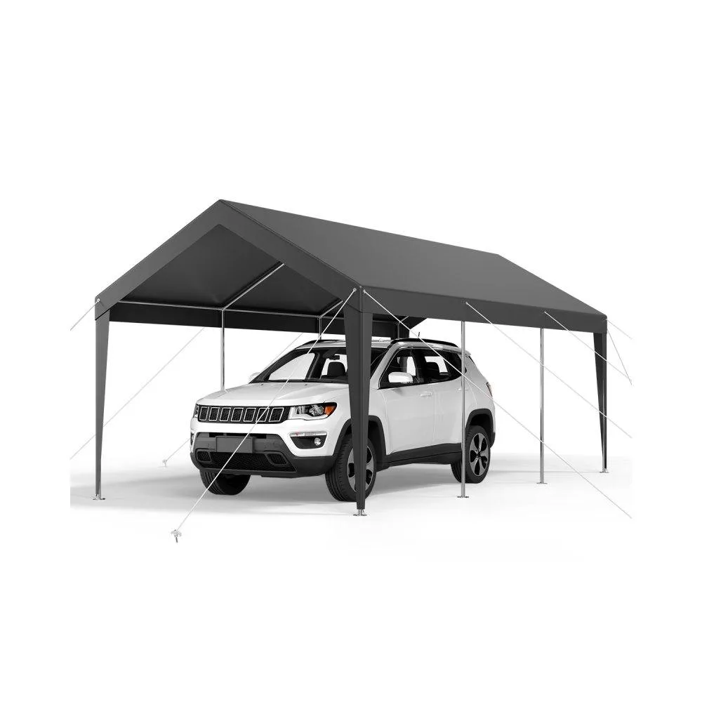 VEVOR VEVOR 10 x 20 ft Portable Carport Grey — product photo
