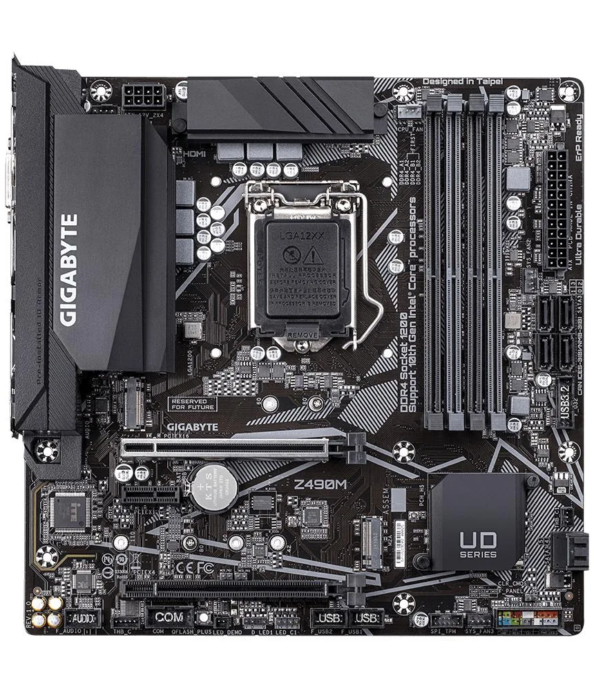 GIGABYTE GIGABYTE Intel Z490M LGA 1200 10 11TH Micro ATX DDR4 Motherboard — product photo