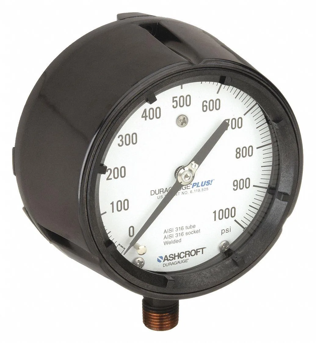Ashcroft Ashcroft 451279 Process Pressure Gauge 0 to 1000 psi 4 1/2 in — product photo