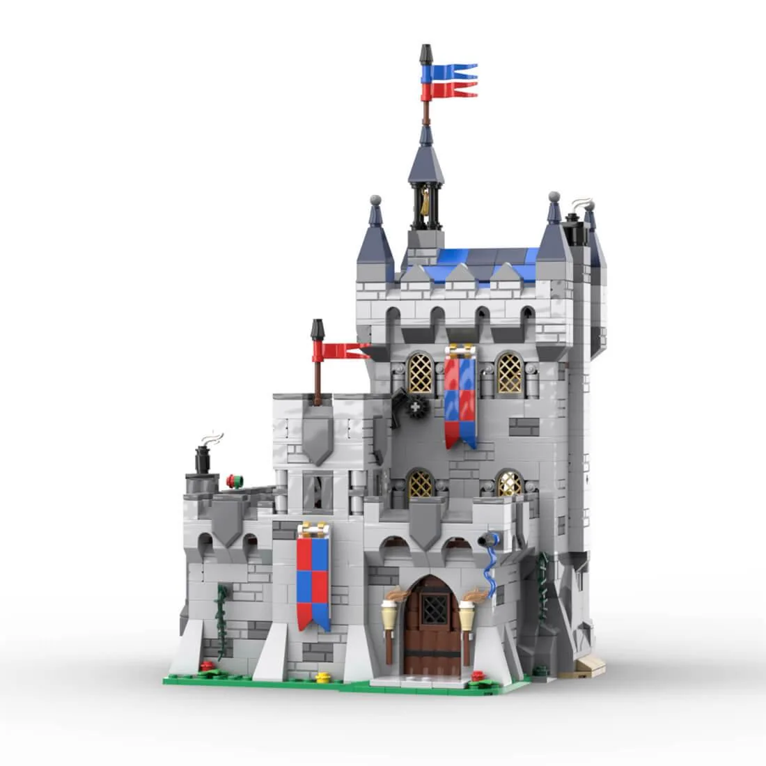 ZITIANYOUBUILD ZITIANYOUBUILD MOC-193381 Medieval Dungeon Building Blocks Set 1467PCS — product photo