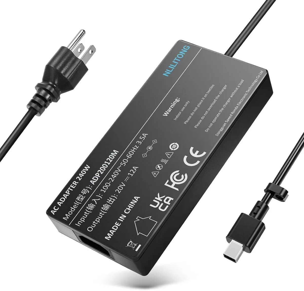 FLEANE FLEANE 240W Laptop Power Adapter 20V 12A — product photo