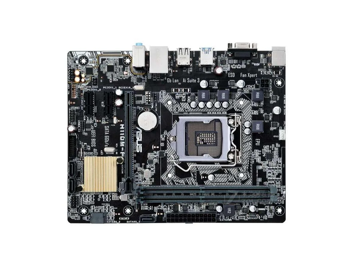 ASUS ASUS H110M-F Intel H110 DDR4 32GB Micro ATX Motherboard — product photo