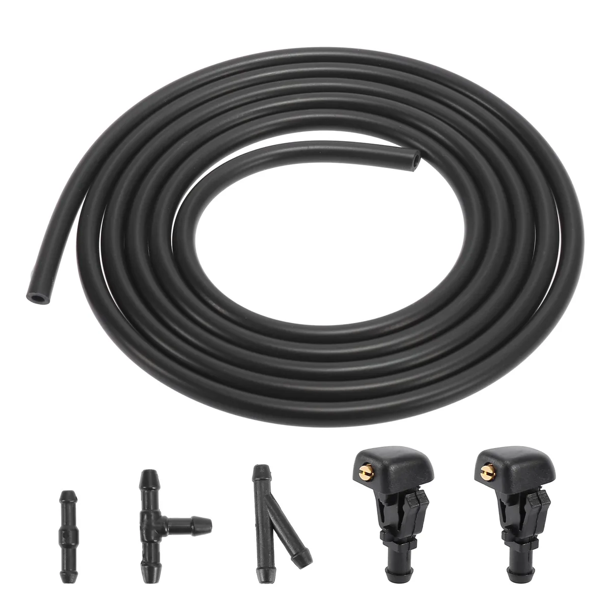 Unique-Bargains Unique-Bargains Windshield Washer Nozzles Kit 28931-7S000 2m Hose 3 Connectors Nissan Titan 2004-2015 — product photo