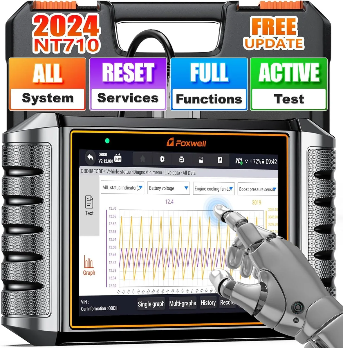 TAURKENAM TAURKENAM NT710 Mercedes-Benz Diagnostic Scanner car electronics accessory — product photo