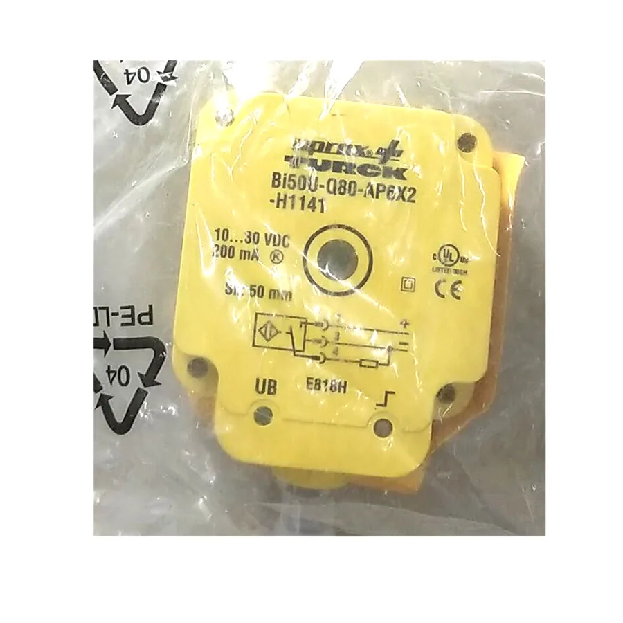 Turck Turck BI50U-Q80-AP6X2-H1141 inductive sensor PNP 50 mm IP68 — product photo