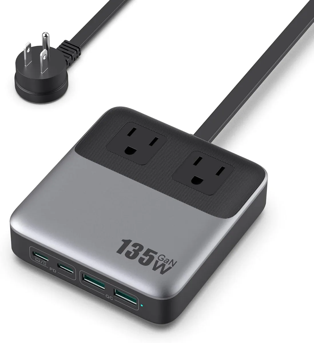 BFKK BFKK 135W 6-in-1 USB-C Charger Black — product photo