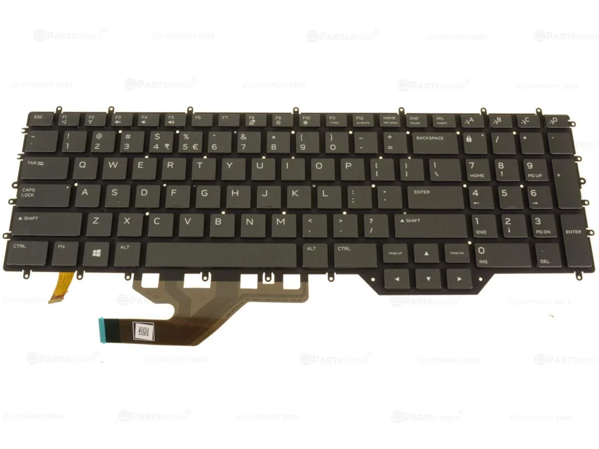 DELL DELL Alienware m17 R3 R4 4-Zone RGB Keyboard 11XRJ — product photo