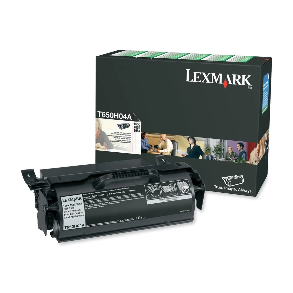 Lexmark Lexmark T650H04A High Yield Return Program Toner Cartridge Black 25000 Pages — product photo