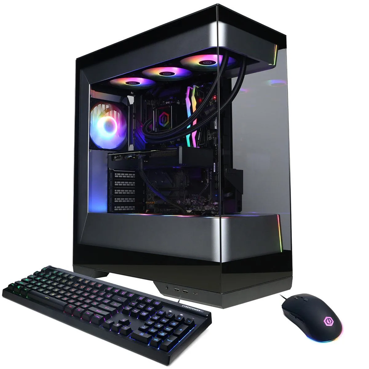 CyberpowerPC CyberpowerPC Gamer Supreme Ryzen 9 9900X 4.4GHz 32GB 2TB RTX 5070 12GB Black — product photo