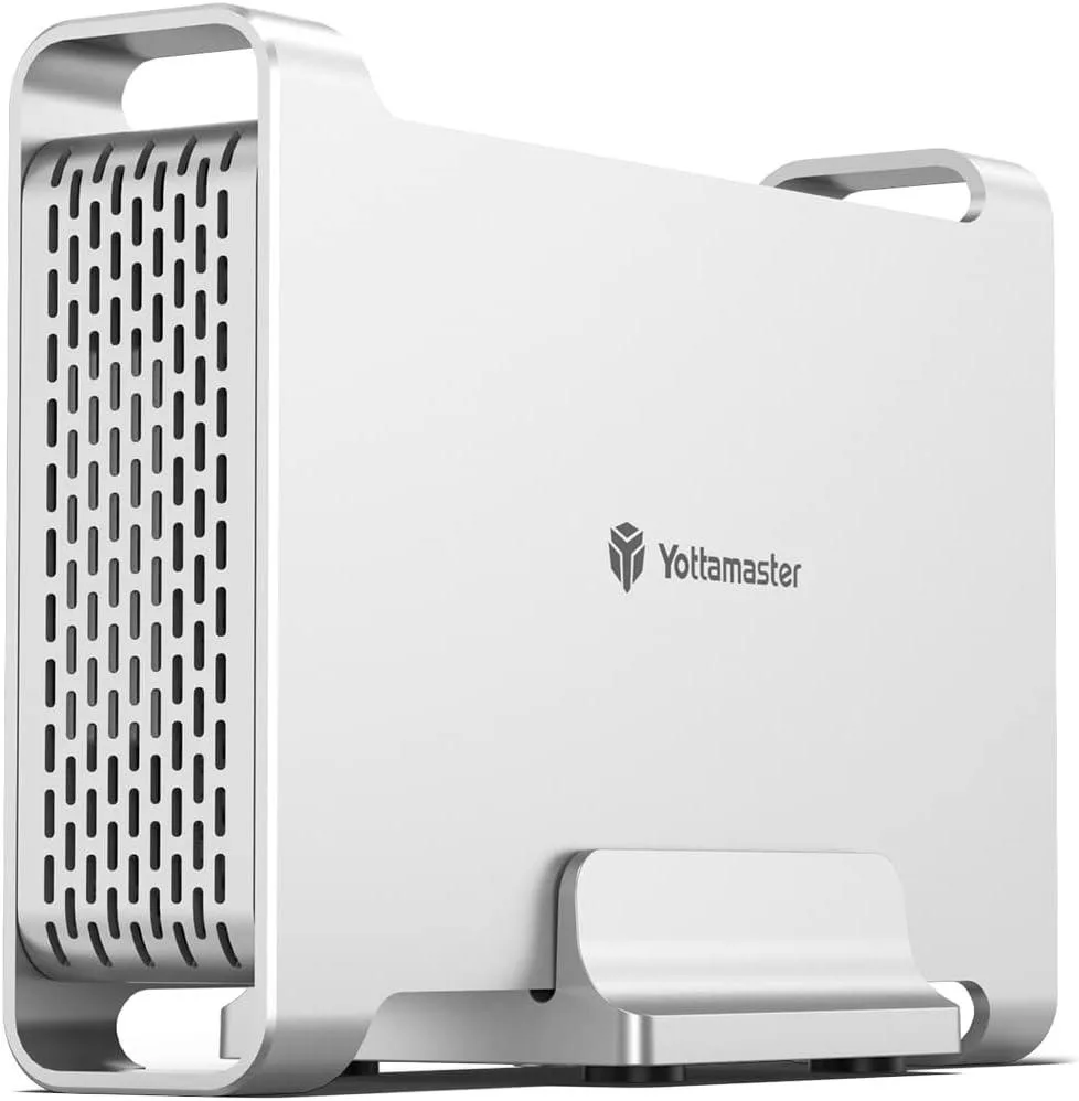 Yottamaster Yottamaster DR1C3-25 2.5" SATA Drive Enclosure 10Gbps Aluminium Silver — product photo