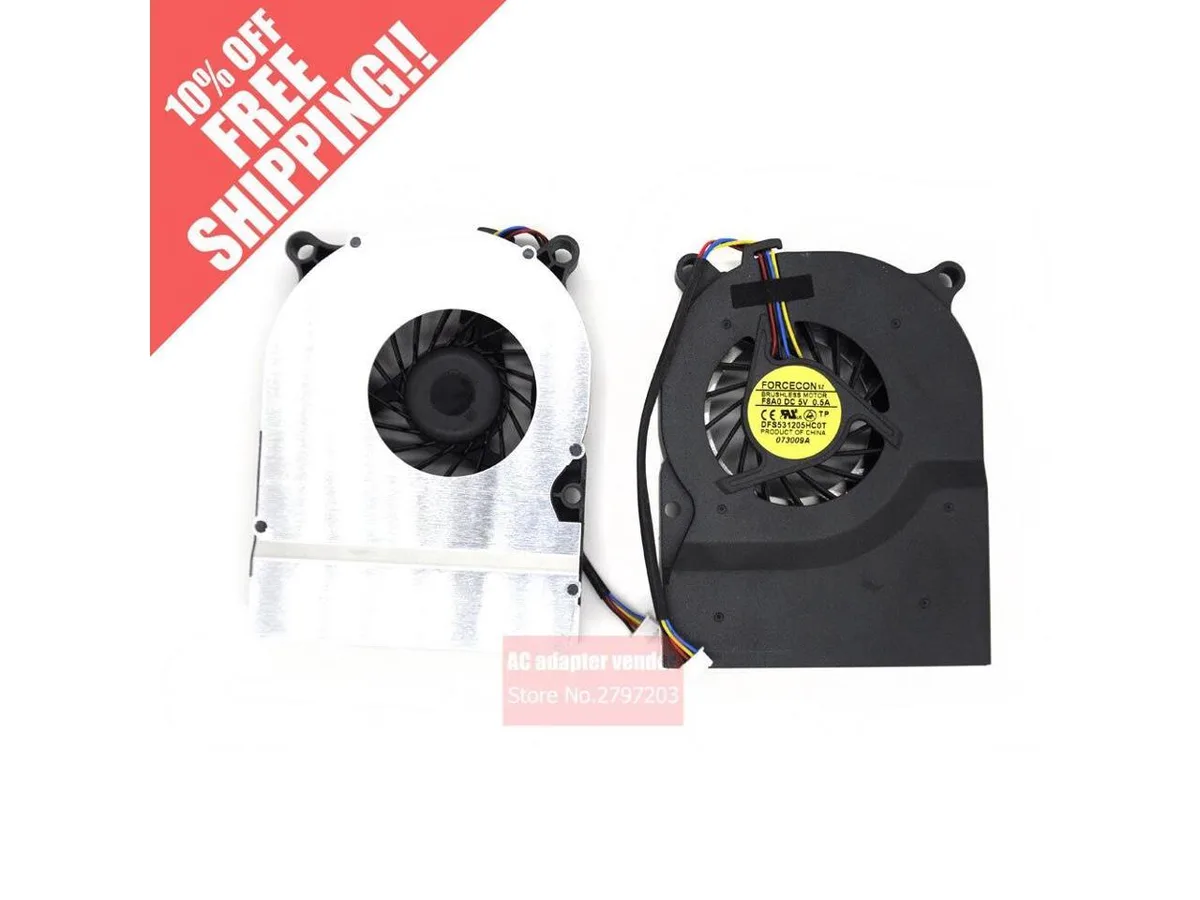Fans Fans CPU Fan for HP Touchsmart IQ500 IQ504 5189-3759 GB0555PHV2-A — product photo