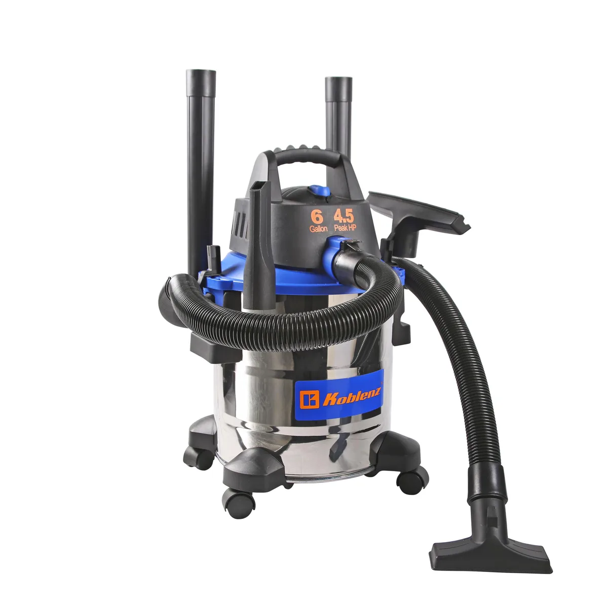 Koblenz Koblenz WD 6 L212 SS 6 Gallon 4.5 HP Shop Vac — product photo