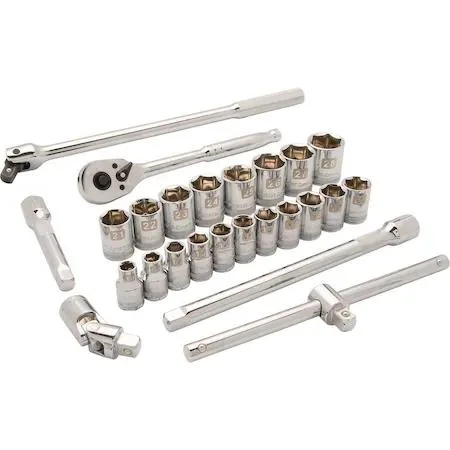 Dynamic Dynamic D018009 1/2" Drive 25 Piece 6 Point Socket Set — product photo