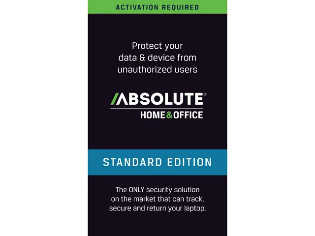 Absolute Software Corp. Absolute Software Corp. ALJLPS4 Home &amp; Office Standard 4 Year internet security — product photo
