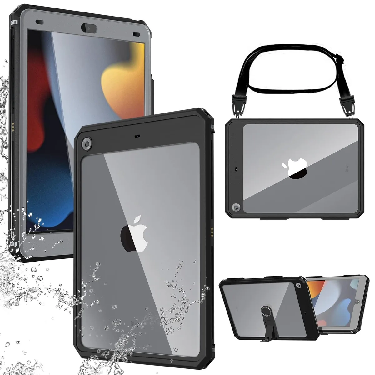 AICase AICase 10.2 iPad 7th/8th/9th Gen IP68 Waterproof Case with Lanyard — product photo