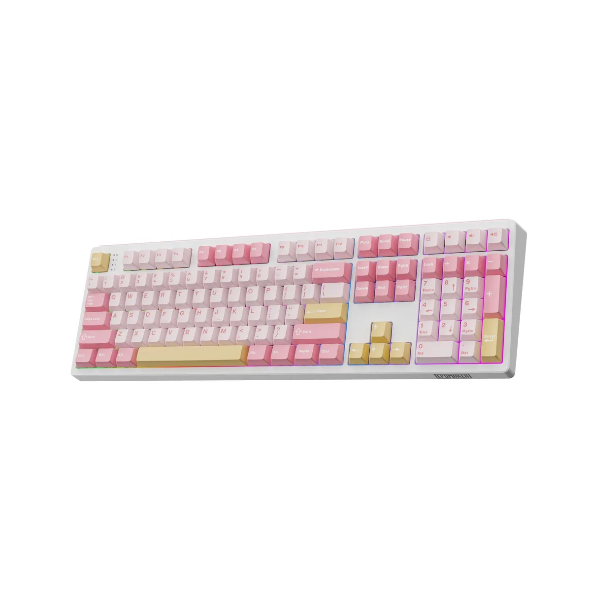 Epomaker Epomaker TH108 Full Size Mechanical Gaming Keyboard (Pink, Creamy Jade) — product photo