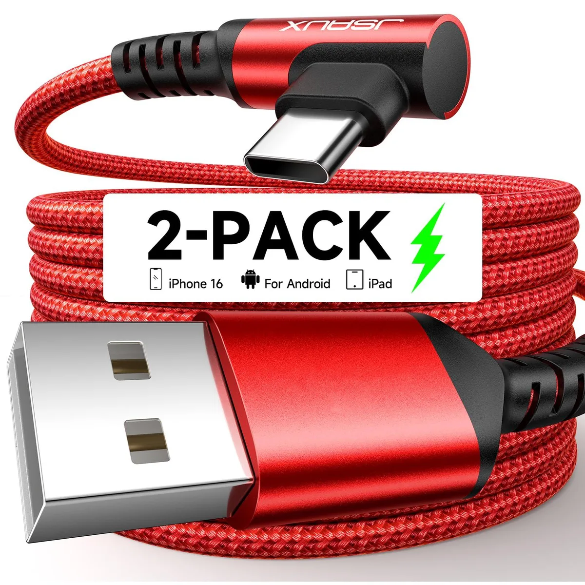  BELKIN Samsung Gala USB-C to USB-C Cable 3 ft Orange 40W — product photo