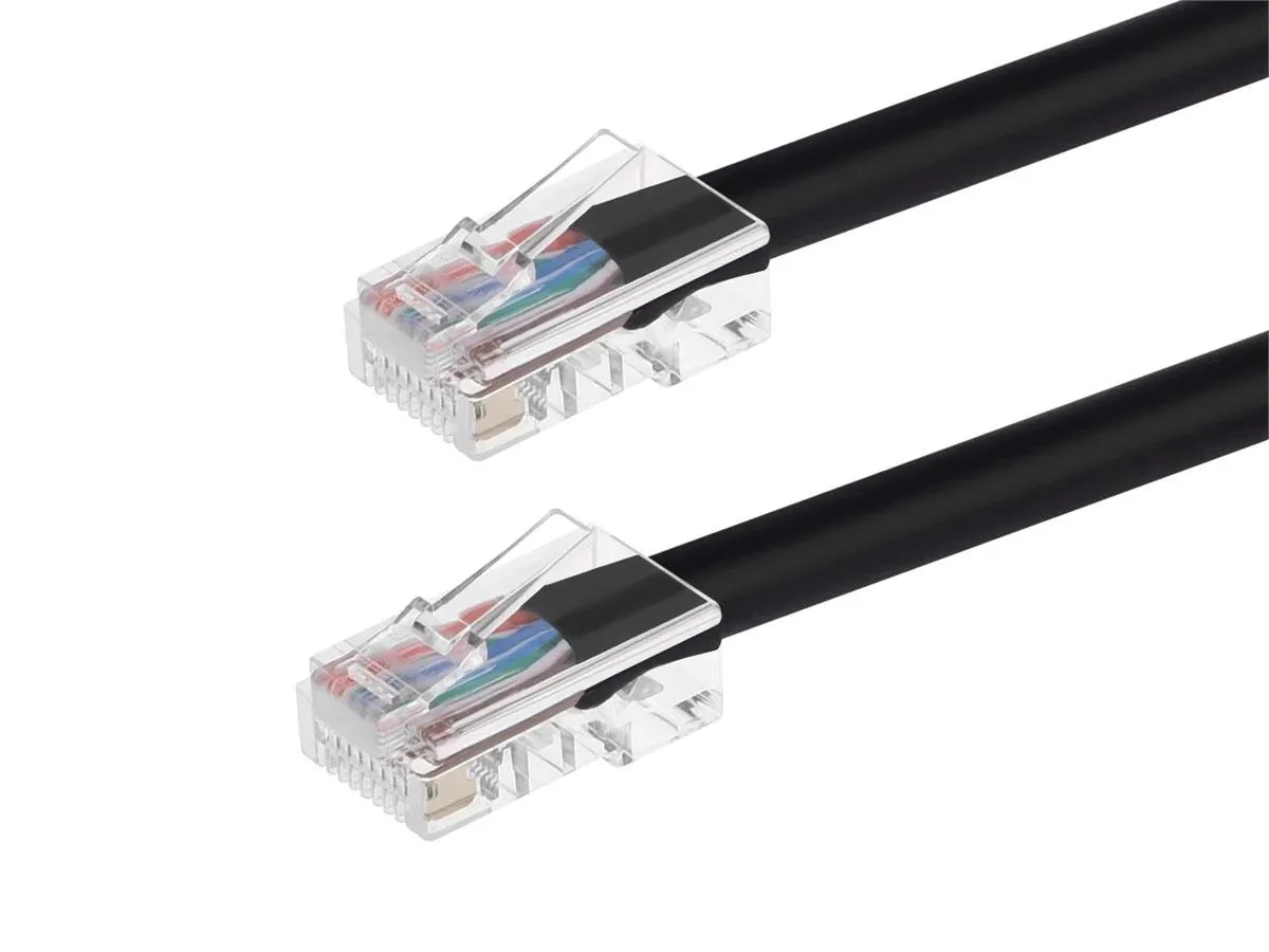 Monoprice Inc. Monoprice 114259 Cat5e Ethernet Cable 10ft Black 24AWG 350MHz Zeroboot — product photo
