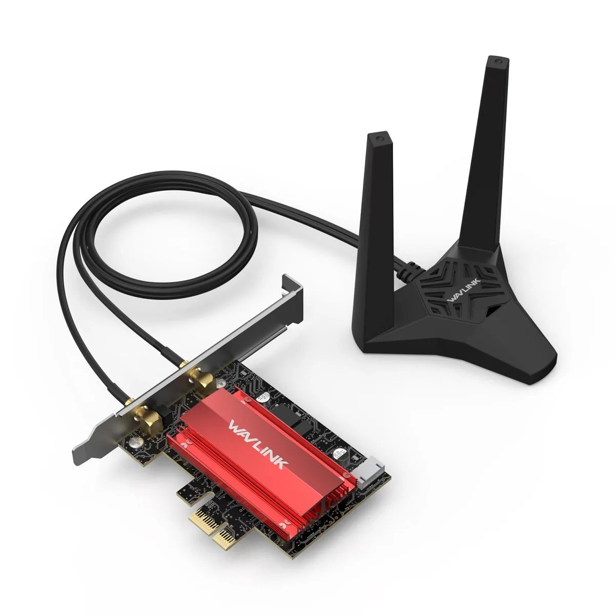 Wavlink Wavlink WN685BE3-A Wi-Fi 7 PCIe adapter, tri-band 2.4/5/6 GHz, Bluetooth 5.4, Intel BE200 — product photo