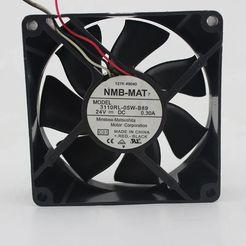 Fans Fans 3110RL-05W-B89 8025 24V 0.30A 3800RPM case fan — product photo