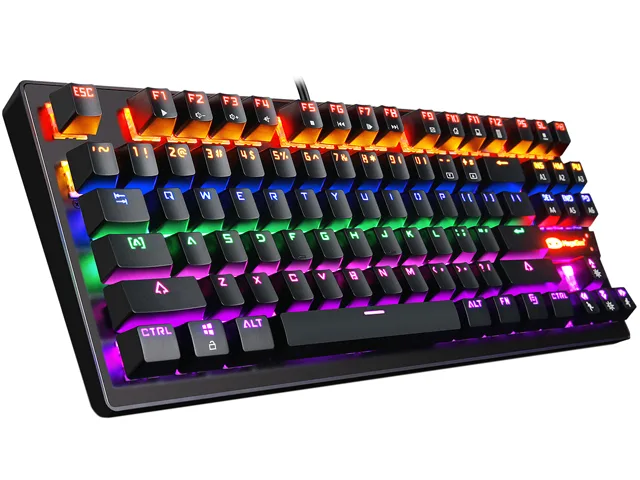 INMISS INMISS MK1 87-Key Mechanical Gaming Keyboard Blue Switches Black — product photo