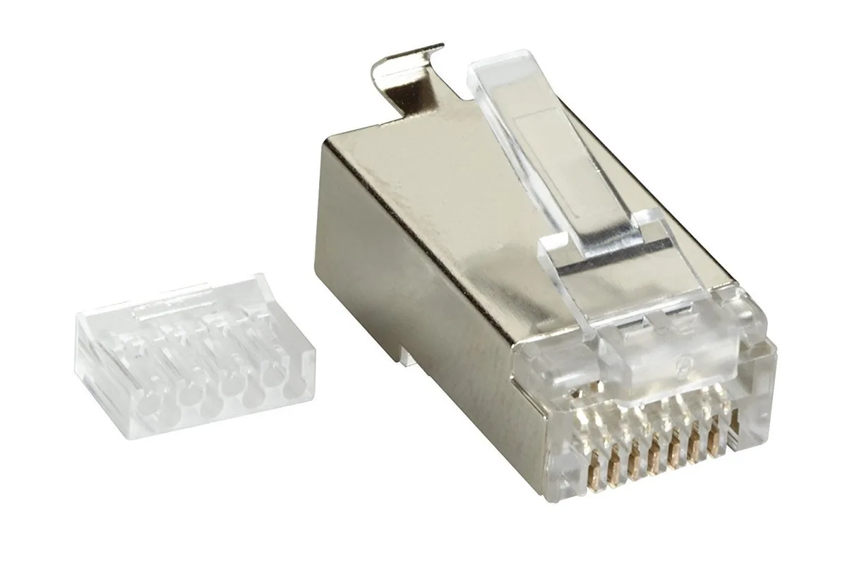Black Box Corporation Black Box Corporation FMTP6S-250PAK CAT6 shielded RJ-45 adapter 250-pack — product photo