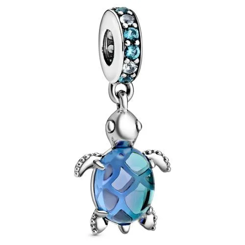 PANDORA PANDORA Murano Glass Sea Turtle Dangle Charm Bracelet — product photo