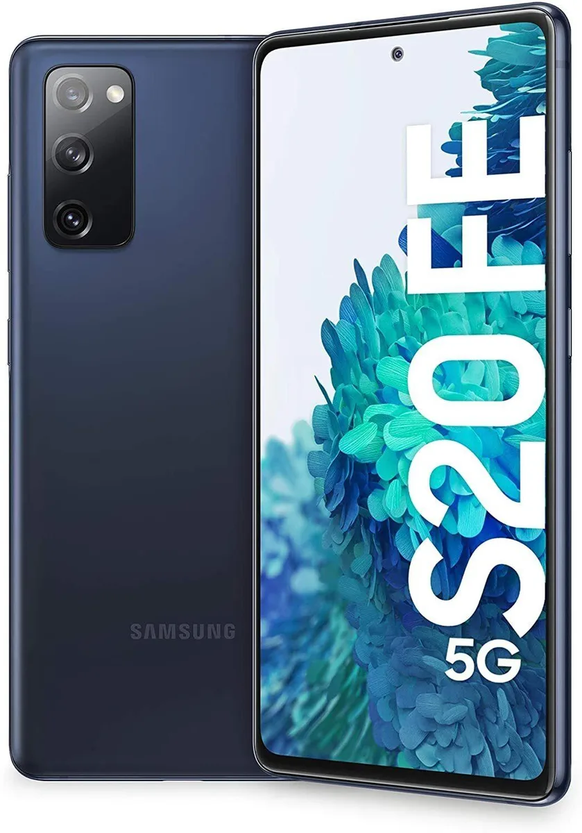 SAMSUNG SAMSUNG Galaxy S20 FE 5G 128GB Cloud Navy cell phones - unlocked — product photo