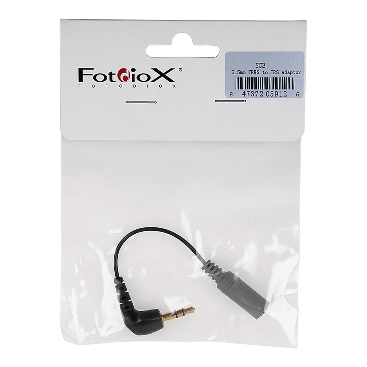 Fotodiox Fotodiox SC3 3.5mm TRRS Female to TRS Male Adapter Cable — product photo
