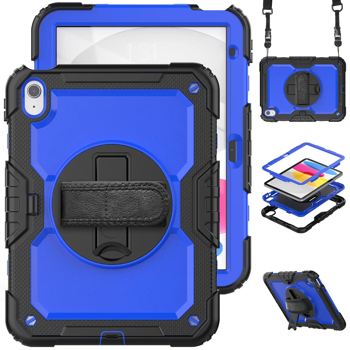 Werleo Werleo iPad 10th Gen 10.9" 2022 Rugged Case Blue — product photo